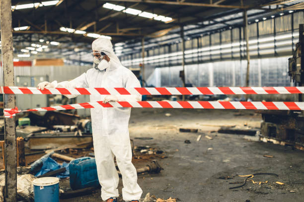 Professional Infectious Disease Decontamination technician working in Chatsworth, IL